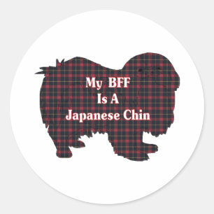 Japanese Chin BFF Sticker