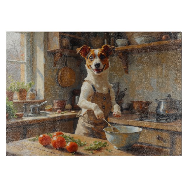 Japanese Chin Cooking in Kitchen Cutting Board (Front)