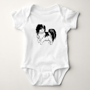 Japanese Chin Dog Baby Bodysuit
