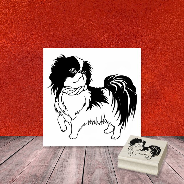 Japanese Chin Dog Breed Rubber Stamp (Creator Uploaded)