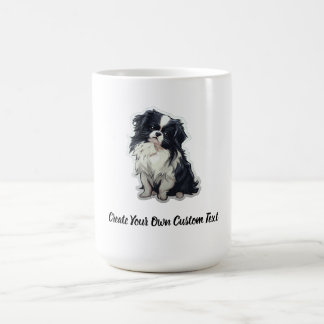 Japanese Chin Dog Create Your Own Custom Text  Coffee Mug