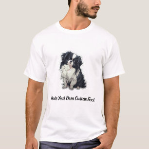Japanese Chin Dog Create Your Own Custom Text  T-Shirt