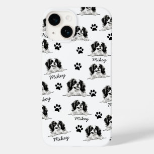 Japanese Chin Dog Personalised Hand Drawing  Case-Mate iPhone 14 Case