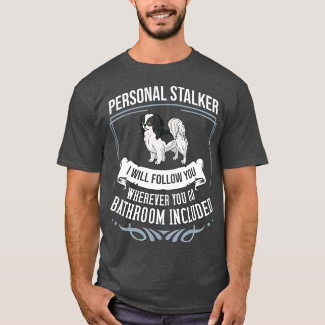 Japanese Chin Dog Puppies Owner Lover T-Shirt (Front)