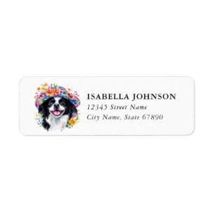 Japanese Chin Dog Return Address Labels