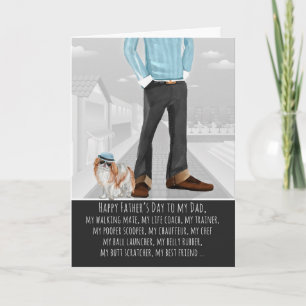 Japanese Chin from the Dog Father's Day Card
