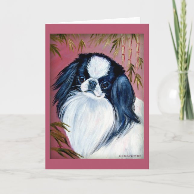 Japanese Chin Greeting Cards (Front)
