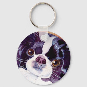 Japanese Chin Key Ring