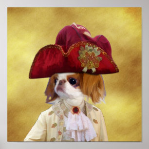 Japanese Chin King Canvas Print