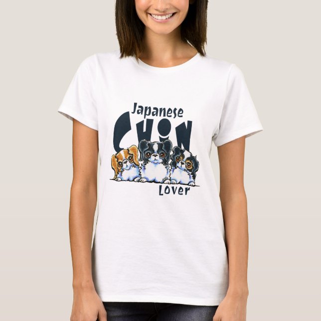 Japanese Chin Lover T-Shirt (Front)