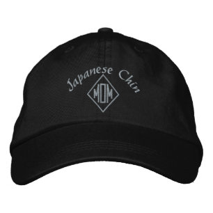 Japanese Chin Mum Gifts Embroidered Hat