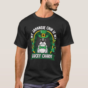Japanese Chin St Patricks Lucky Charm Mum Dad T-Shirt