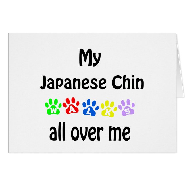 Japanese Chin Walks Design (Front Horizontal)
