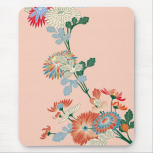 Japanese Chrysanthemum Mouse Pad