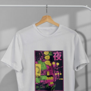 Japanese City Photographic  T-Shirt