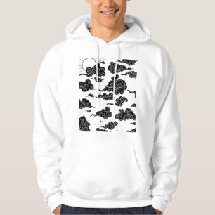 Japanese Cloud Pattern Aesthetic Hoodie