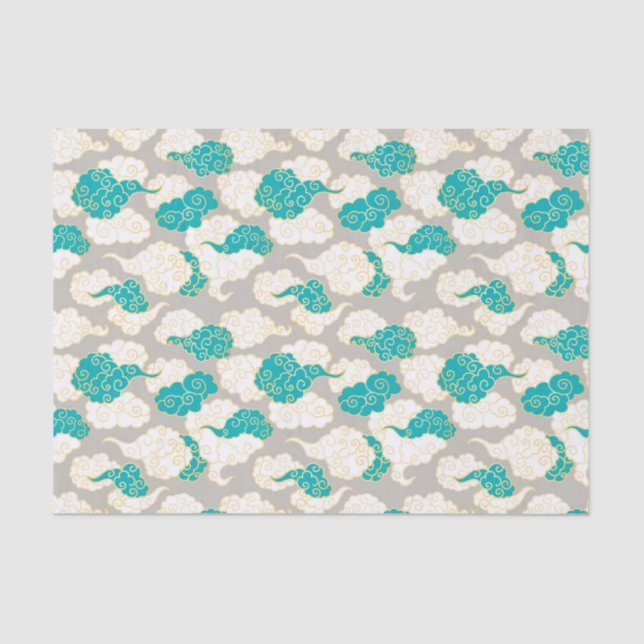 Japanese Clouds Tissue Paper (Front)