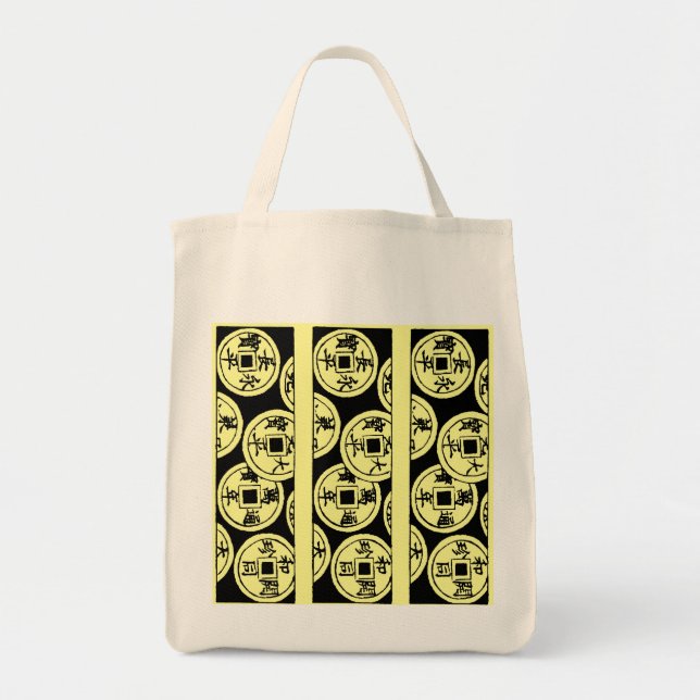 Japanese Coins Tote Bag (Front)