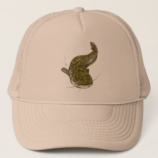 Japanese common catfish trucker hat