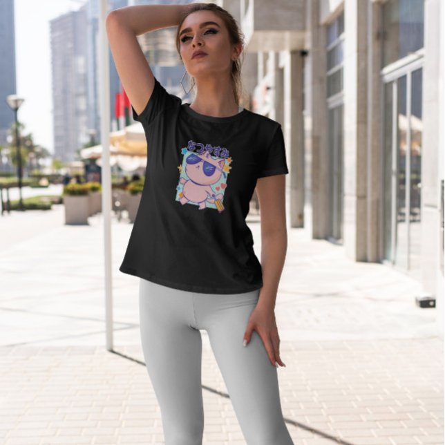 Japanese Cool Travelling Cat T-Shirt (Creator Uploaded)