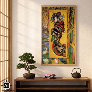 Japanese Courtesan Oiran by Vincent van Gogh Poster