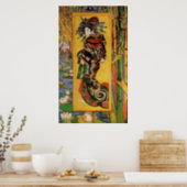 Japanese Courtesan Oiran by Vincent van Gogh Poster (Kitchen)