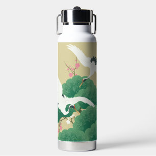 Japanese Crane and Pine Tree Water Bottle