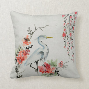 Japanese Crane Cushion