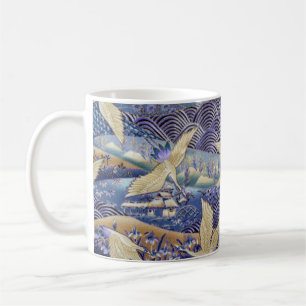 Japanese Crane Custom Coffee Mug