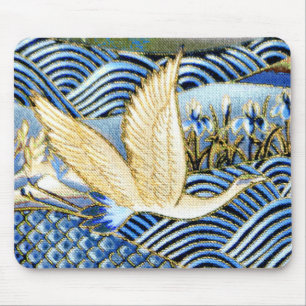 Japanese Crane Custom Mouse Pad