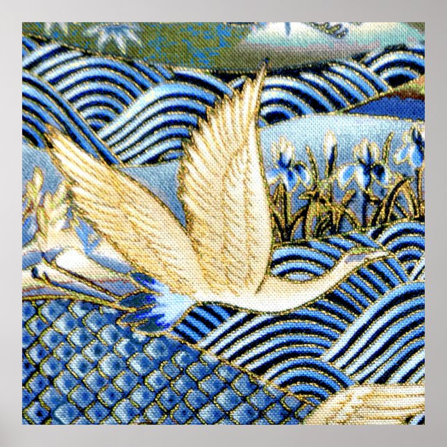 Japanese Crane Custom Poster (Front)