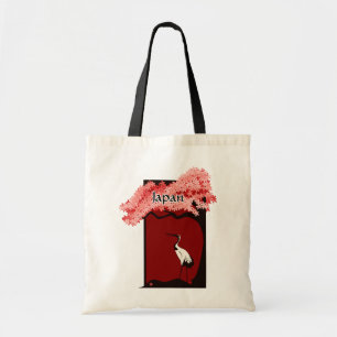 Japanese Crane Tote Bag