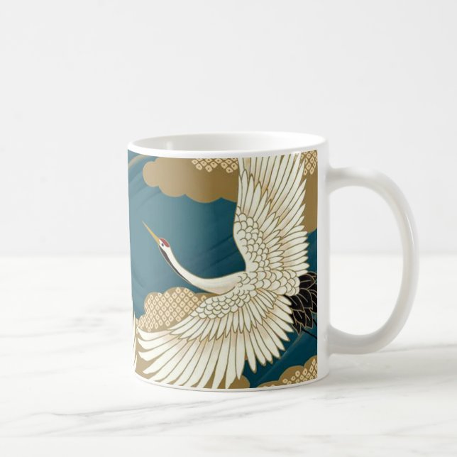 Japanese Cranes Coffee Mug (Right)