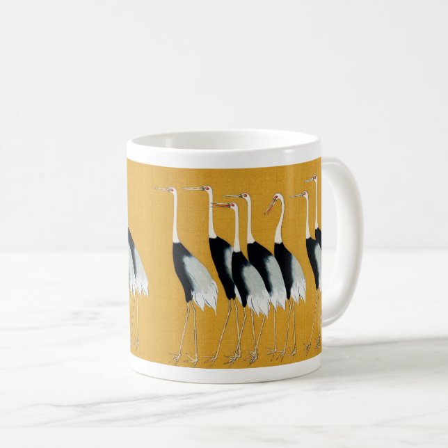 Japanese Cranes Mug (Front Right)