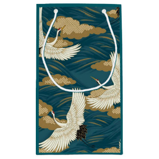 Japanese Cranes Small Gift Bag