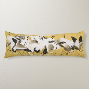 Japanese Cranes Vintage Bird Classic Body Cushion