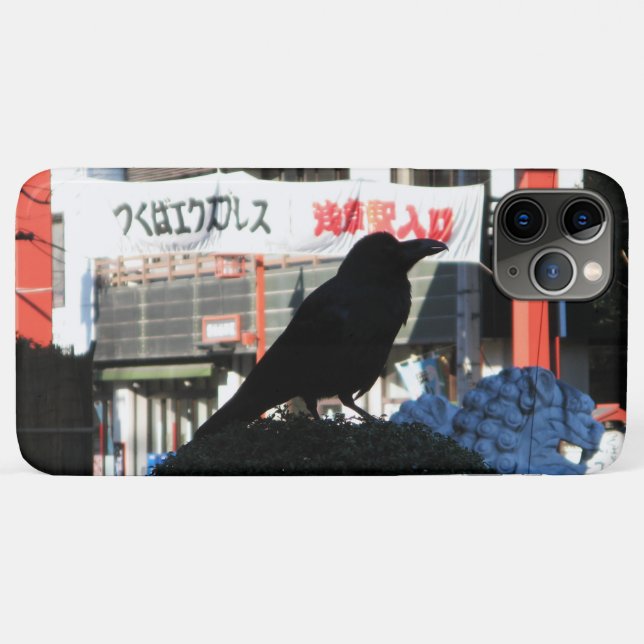 Japanese Crow Case-Mate iPhone Case (Back (Horizontal))