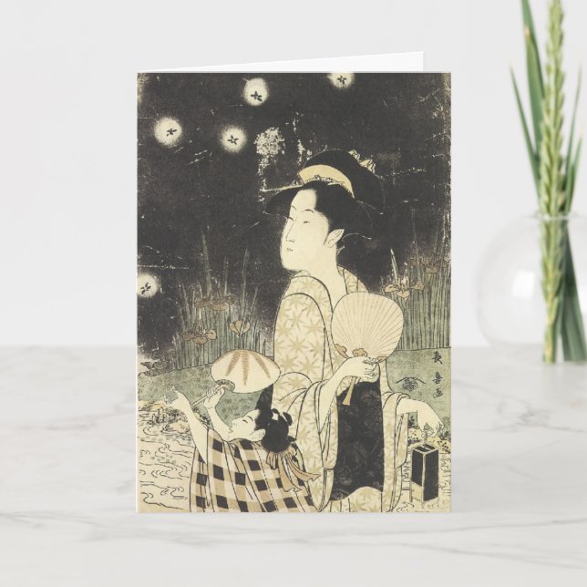 Japanese Crows Holiday Card (Front)