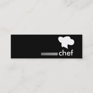 Japanese Cuisine Chef Mini Business Card