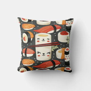 Japanese cuisine, rolls, sushi, sushi sticks, soy  cushion
