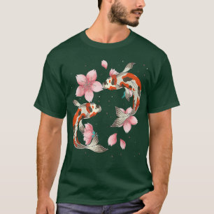 Japanese Culture Cherry Blossom Nishikigoi Sakura  T-Shirt