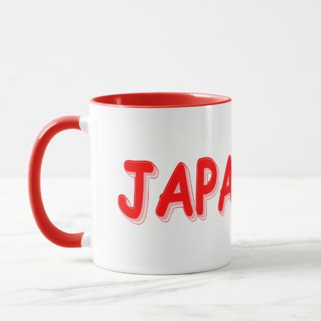 "JAPANESE " Cute Design. Buy Now Mug (Left)