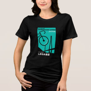 Japanese Cycling Art Tri-Blend Shirt