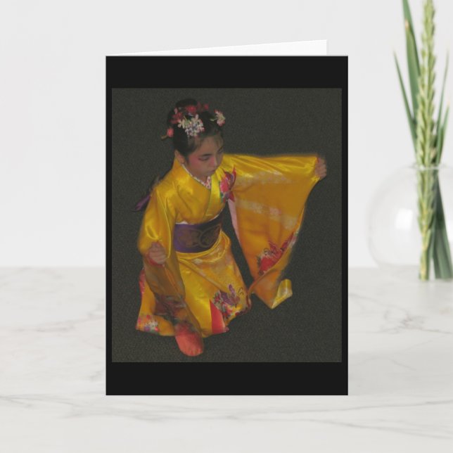 Japanese Dancer 4 Card (Front)