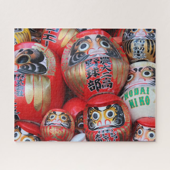 Japanese Daruma Fortune Doll Jigsaw Puzzle (Horizontal)