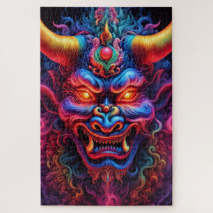 Japanese Demon Jigsaw Puzzle