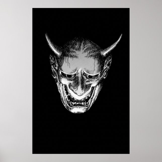 Japanese Demon Oni Poster (Front)