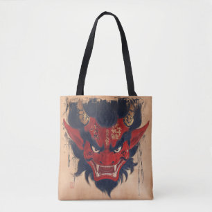 Japanese Demon Tote Bag