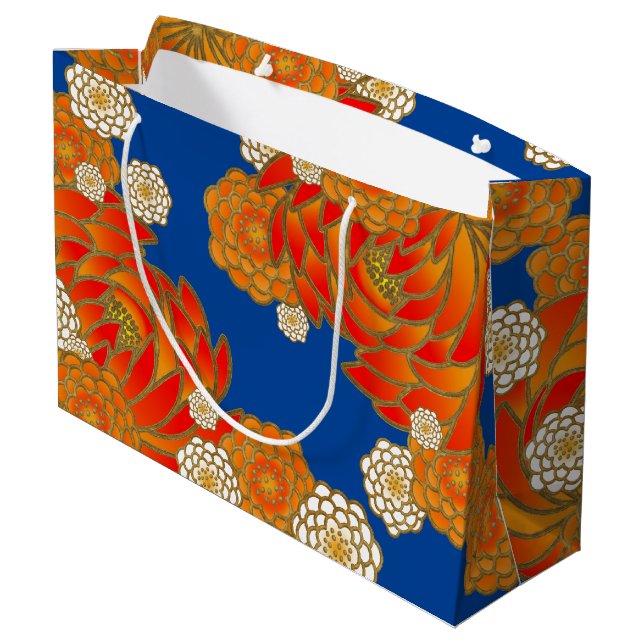 Japanese design gift bag (Back Angled)
