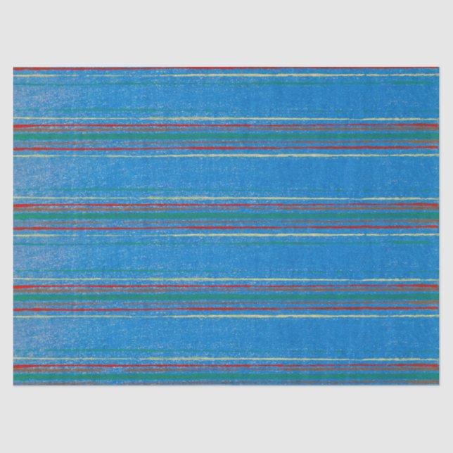 JAPANESE DESIGN Tissue Paper BLUE STRIPES (Front)